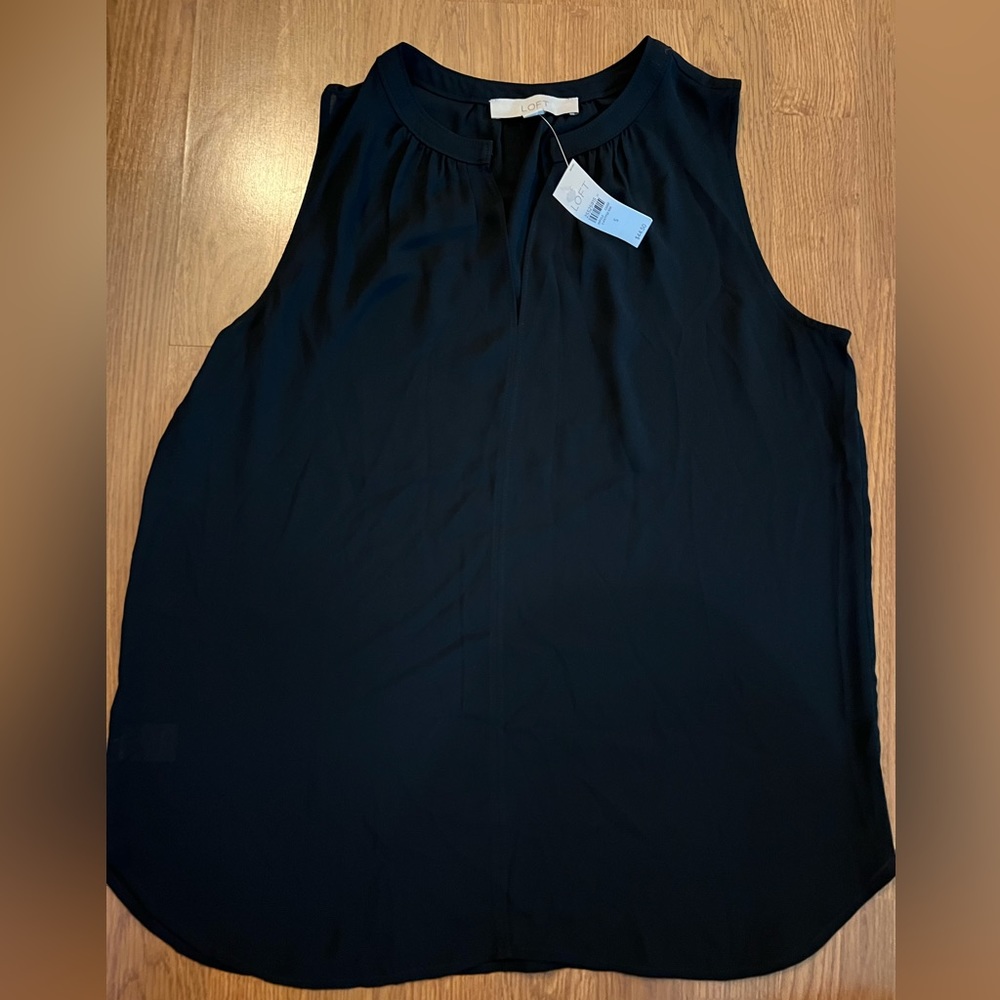 NWT Loft Black Dressy Top